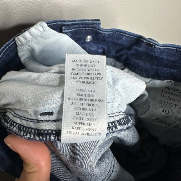 Frank & Eileen Sligo Easy Fit Skinny Jean In Medium Wash Raw Hem Size 27 - Picture 12 of 13